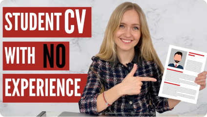 CV for Students with NO Experience (FREE TEMPLATE)
