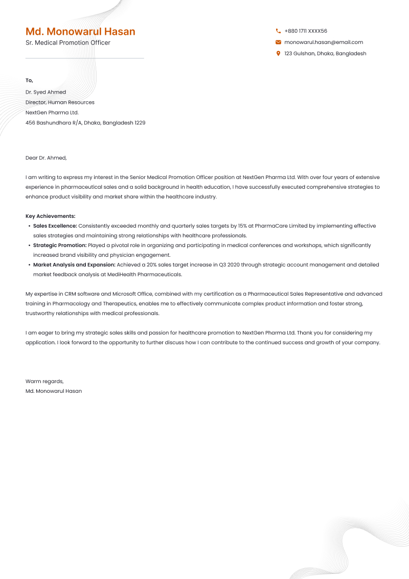 Titan cover-letter template