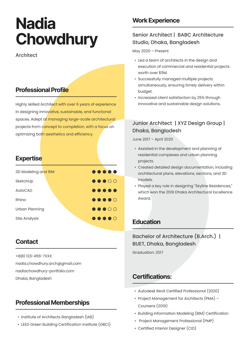 Resume Templates 8