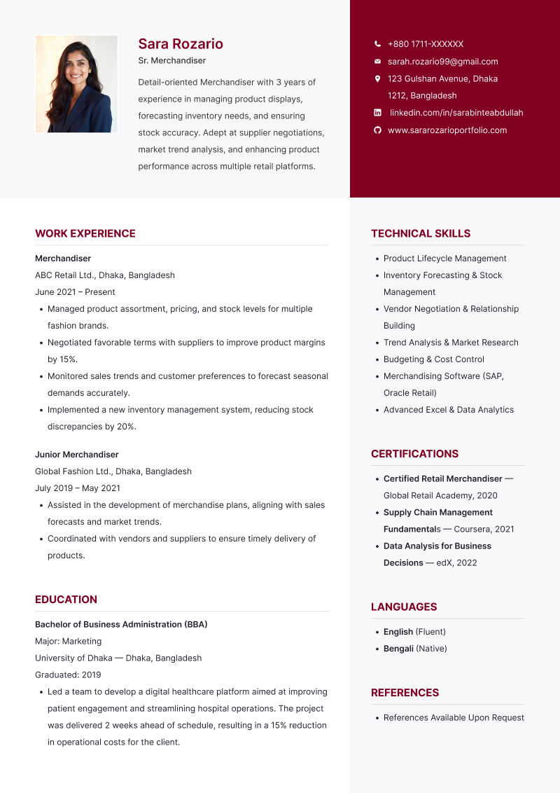 Resume Templates 12